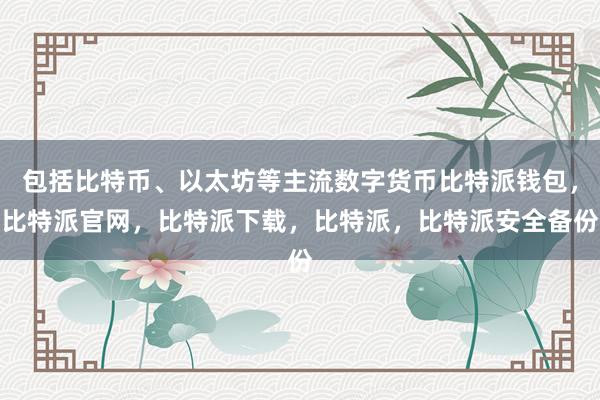 包括比特币、以太坊等主流数字货币比特派钱包，比特派官网，比特派下载，比特派，比特派安全备份