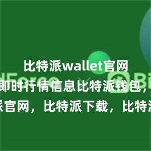 比特派wallet官网版还提供了即时行情信息比特派钱包，比特派官网，比特派下载，比特派，比特派安全备份